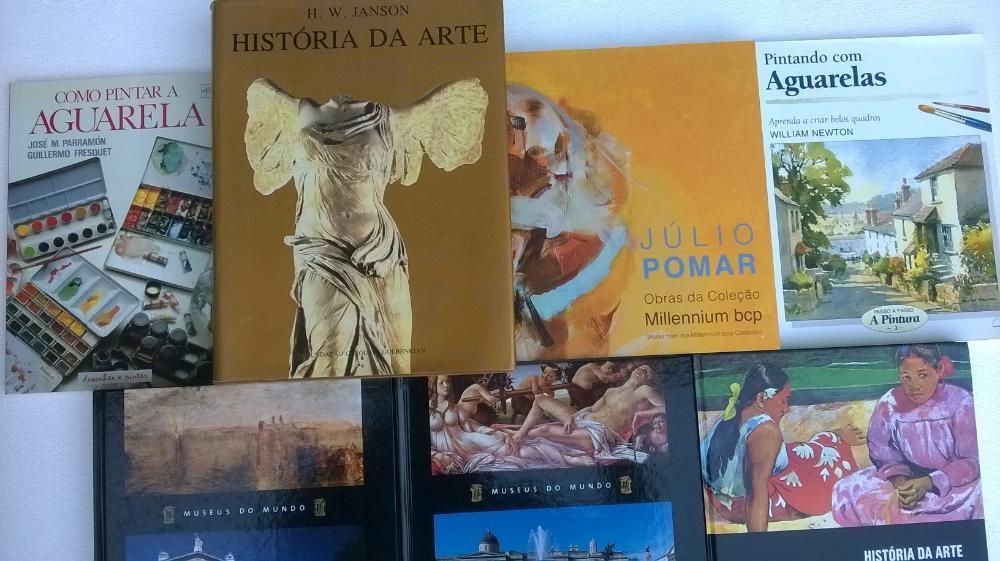 Livros Arte - Pintura / Aguarela / Cotação Arte / Museus / Técnica