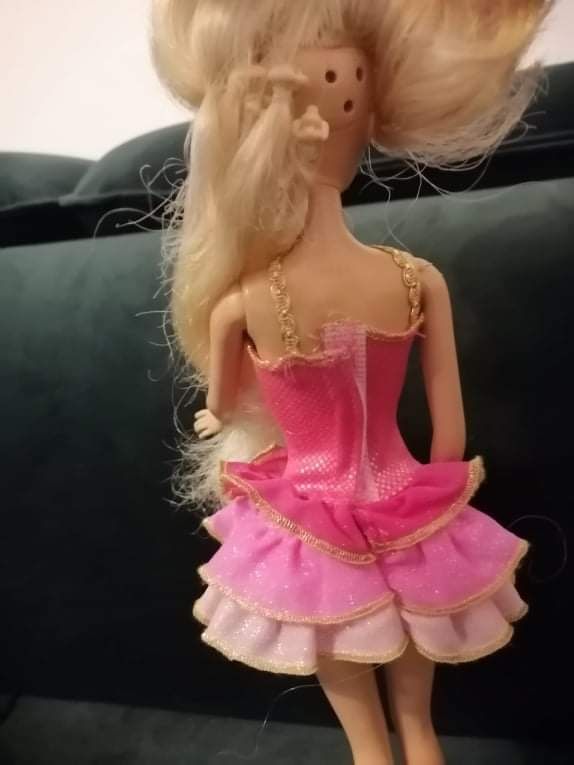 Lalka Barbie, z doczepianymi włosami, zakład fryzjerski