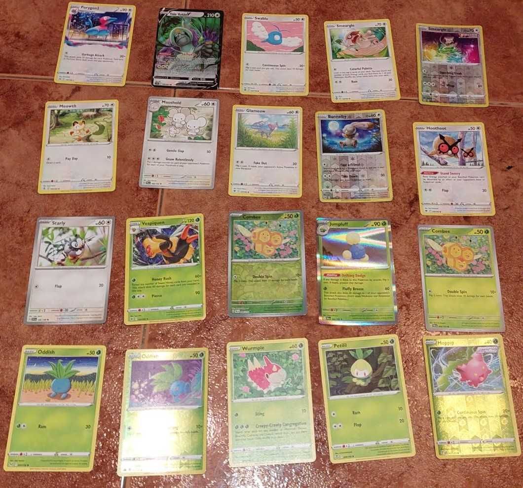 Vendo 205 Cartas pokemon