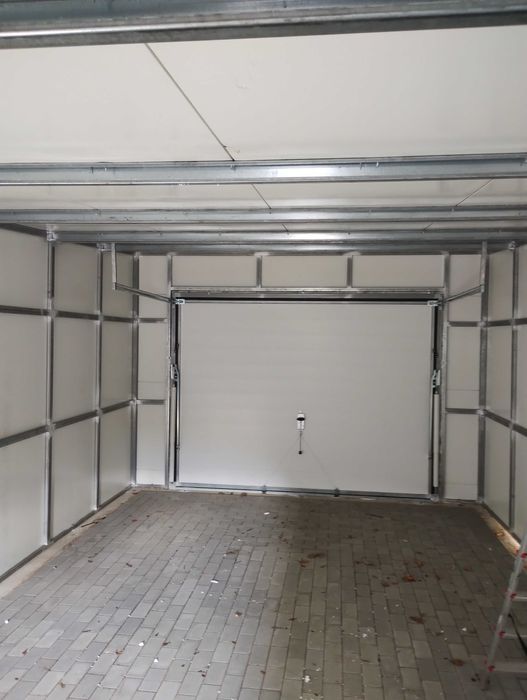 Garaż blaszany ocieplany 4x8. Konstrukcja ocynkowana. Producent