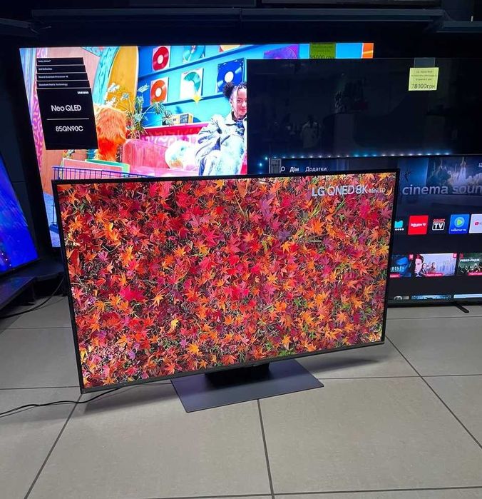 65" НОВИЙ 120Гц 4K QNED СмартУкраїнський LG 65QNED816R Німеччини