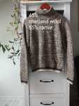 Sweter, golf damski, wełniany.