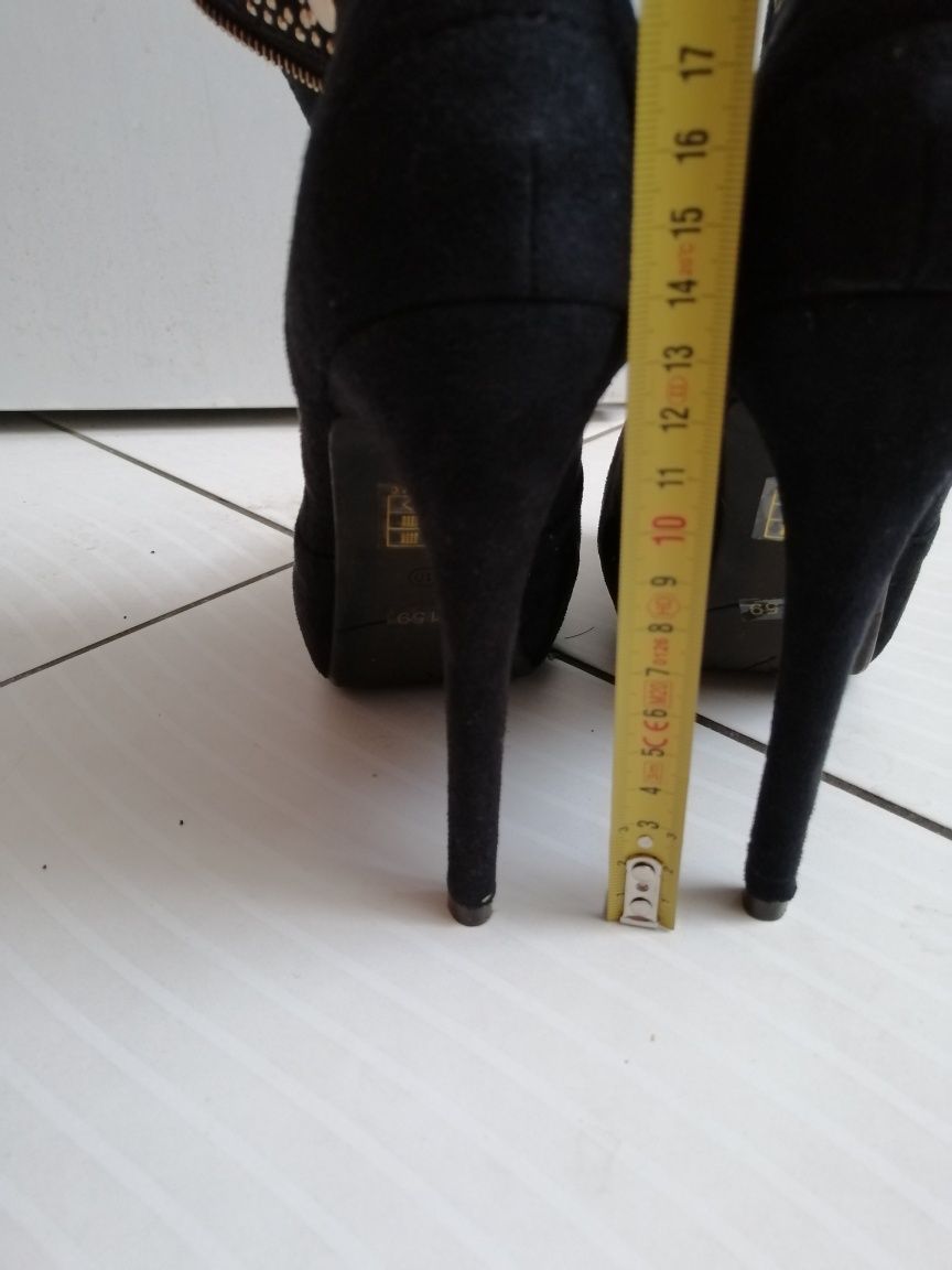 Buty obcasy damskie rozmiar 40 botki na obcasie