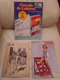 Revistas Plateia 29/04/1964/Circulo de Leitores 1981 e BM 1966