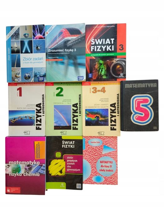 10x Fizyka Matematyka Szkoła Średnia i Gimnazjum Zbiory Zadań