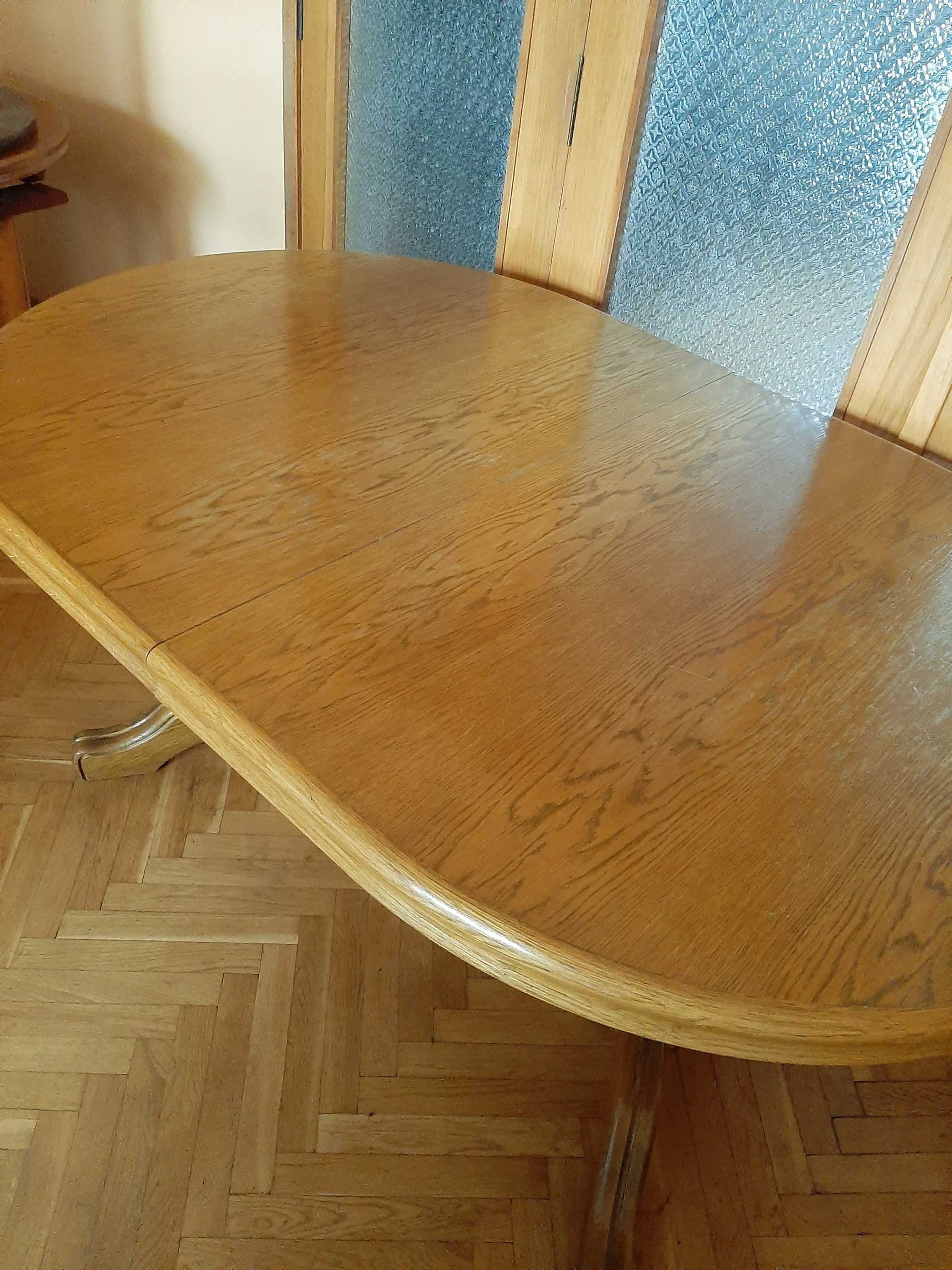 Duży stół drewniany rustikal produkcja Swarzędz