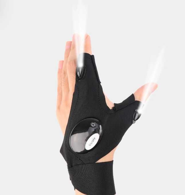 Conjunto de Luva LED De Ciclismo Iluminação Durável NOVO ENVIO GRÁTIS