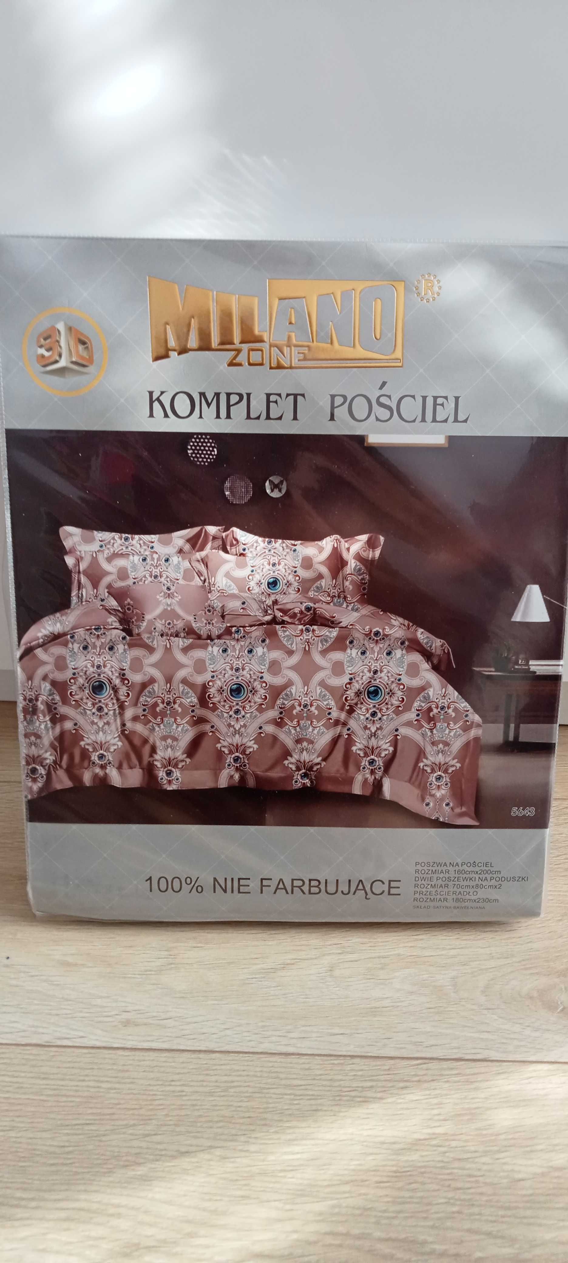 Nowy komplet pościeli 160x200 z prześcieradłem. Różne rodzaje