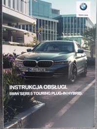 Instrukcja obsługi BMW 5 plug in hybrid+ etui PL