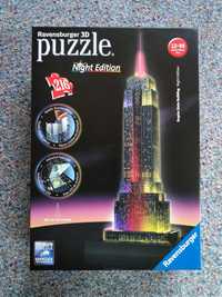 Puzzle 3D Ravensburger - Empire State Building nocą