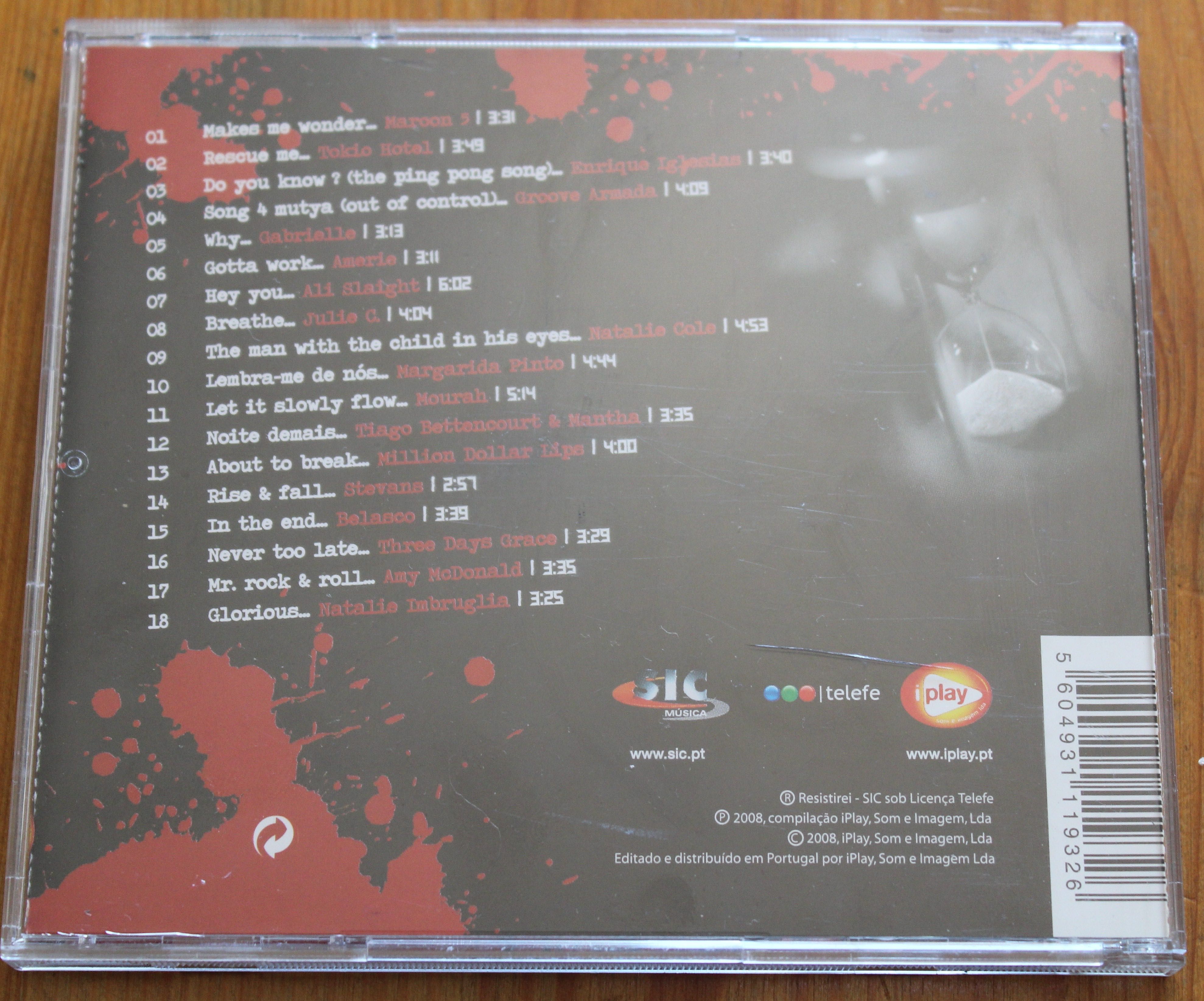 CD "Resistirei" - Banda Sonora Original (2008)