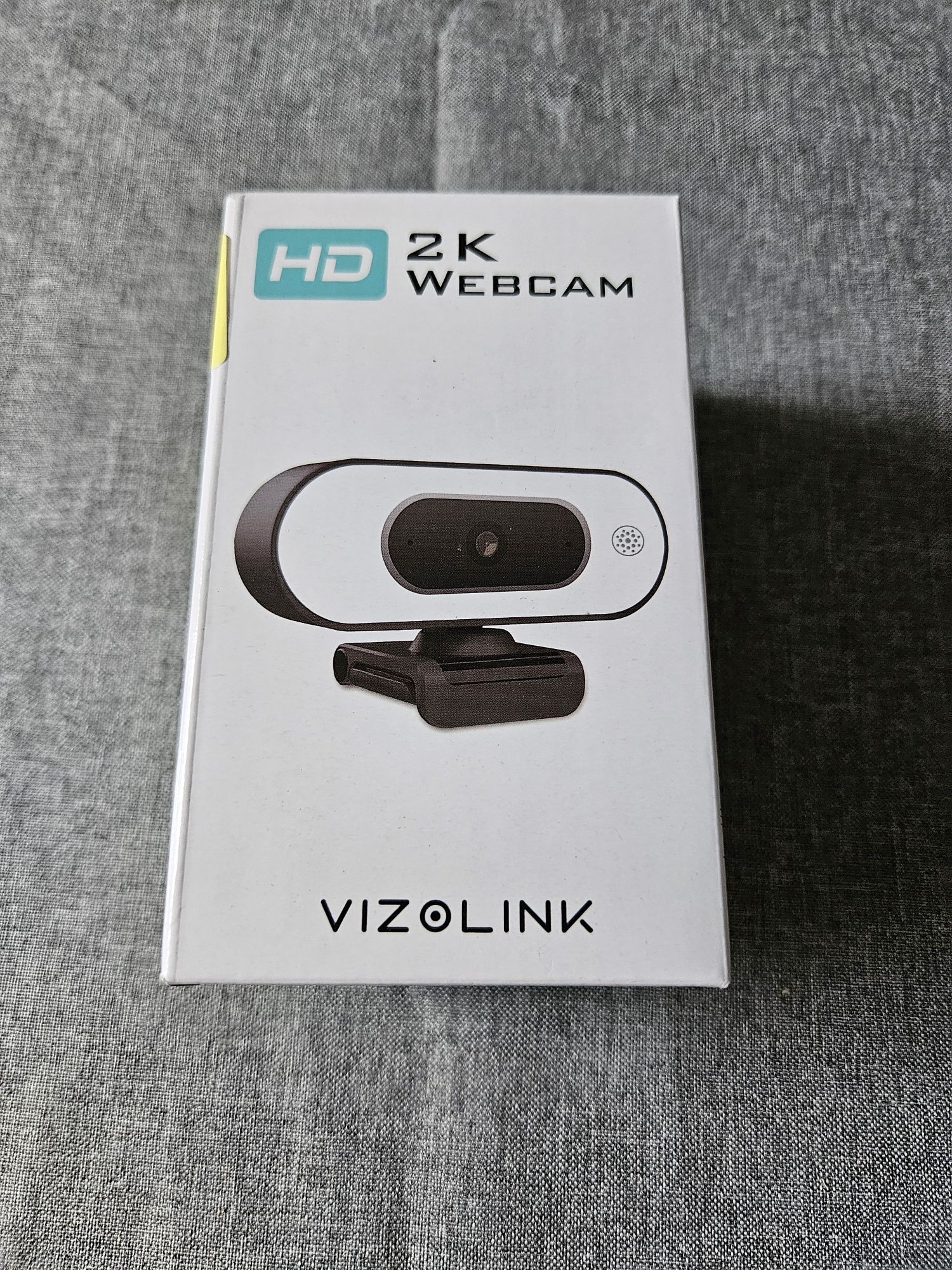 VIZOLINK W4F kamera internetowa z mikrofonem, Full-HD 2K, 3 światła pi
