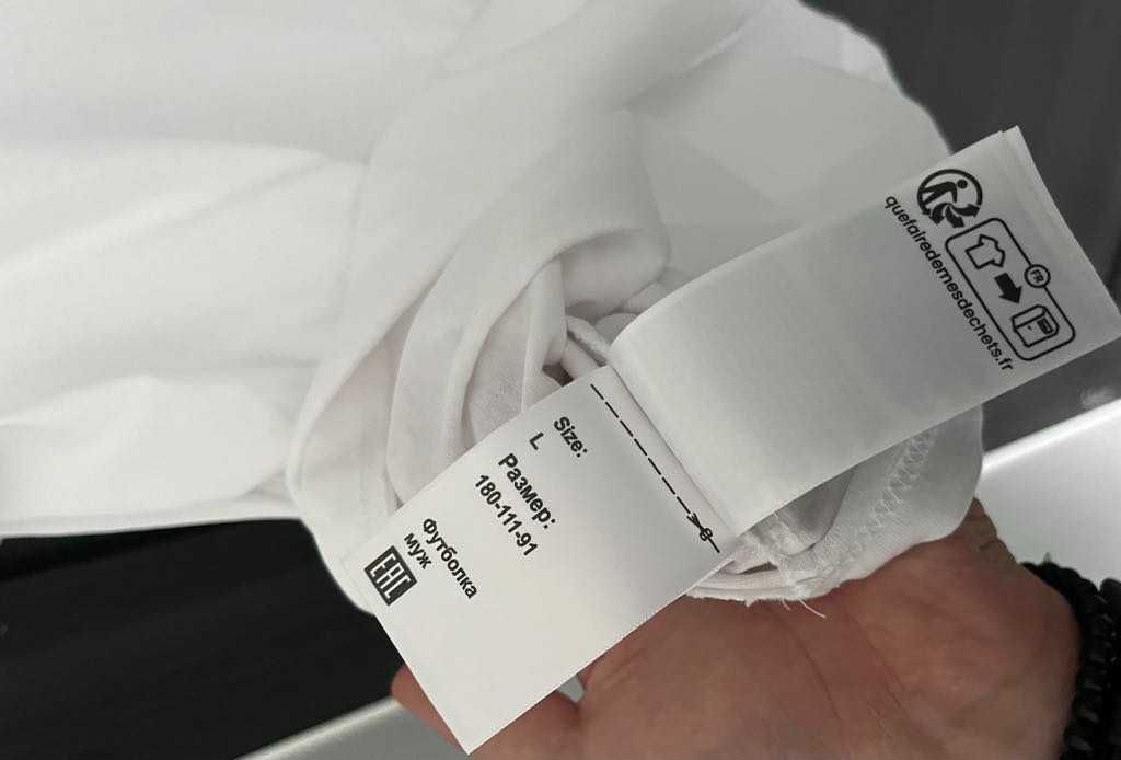 nowa koszulka Vans L biala