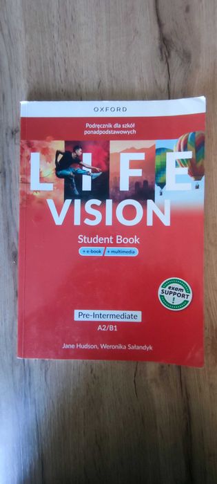 Life vision student book A2/B1 - podręcznik do języka angielskiego