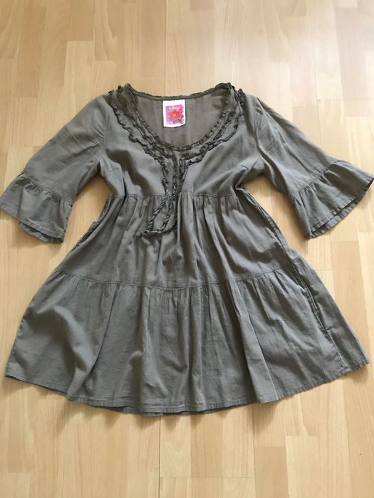 Sukienka z falbankami, ubrania, moda, sukienka kurtka, tunika