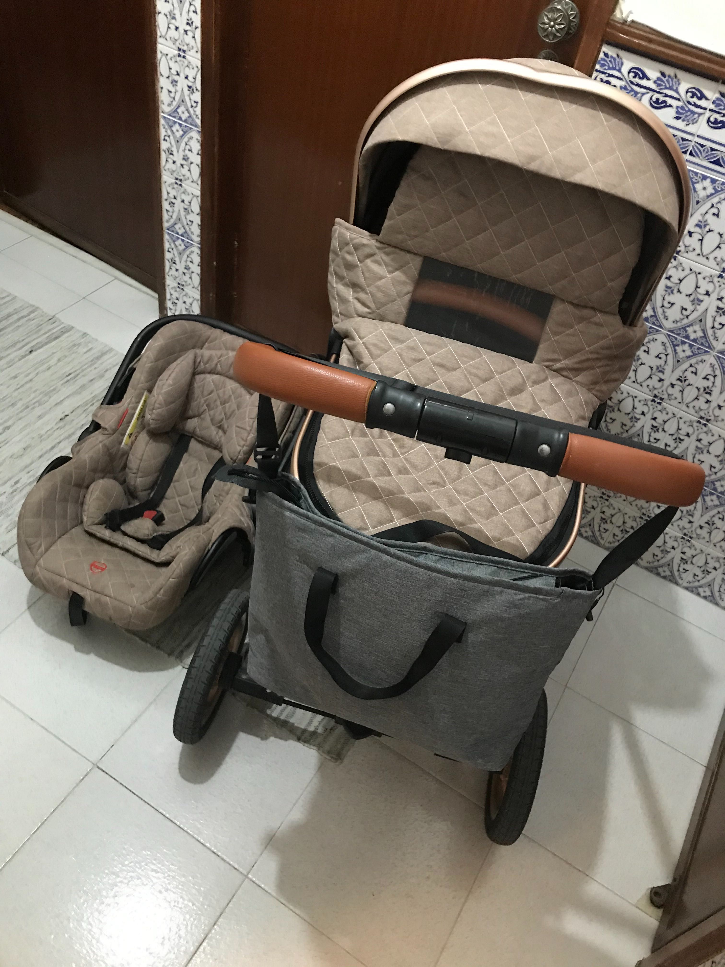 Carrinho de bebé completo