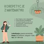 Korepetycje z matematyki do 8 klasy. Pomoc w nauczaniu początkowym.