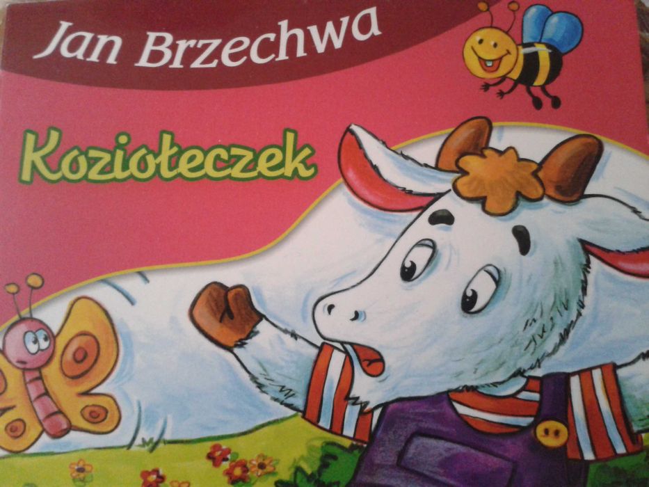 Jan Brzechwa "Koziołeczek" piękne ilustracje i czytelna czcionka
