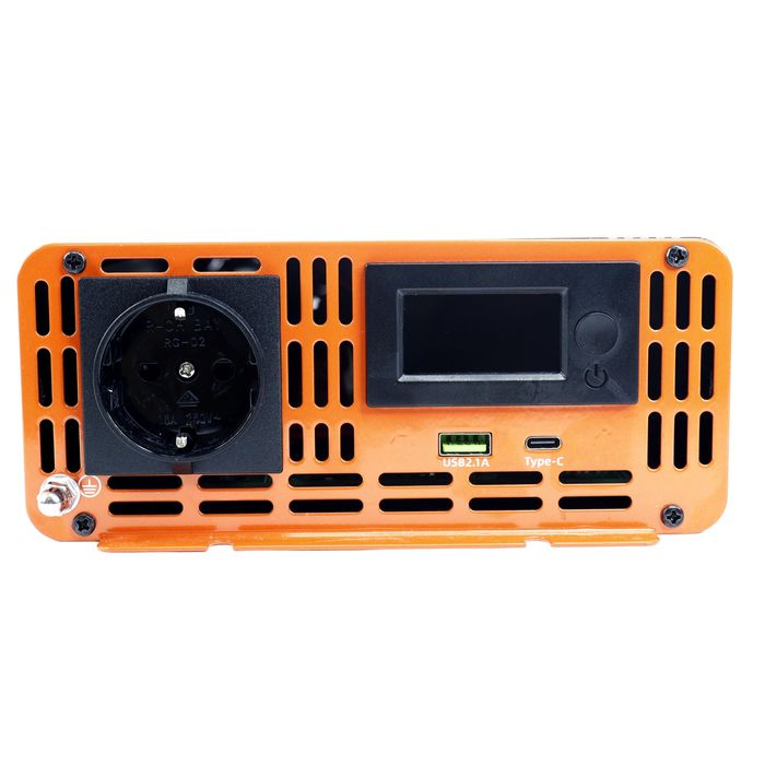 Інвертор 3000W чистий синус DatouBoss PSW1500 DC-AC з клемами 12V/220V
