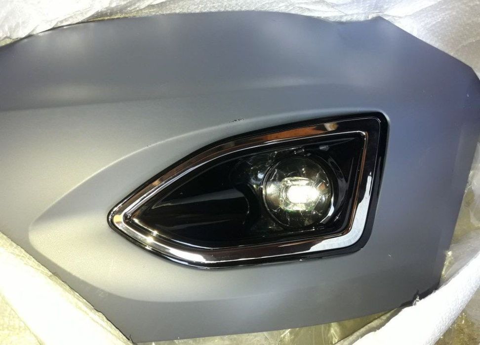 НОВИЙ Комплект дхо птф з рамками хром на Ford Edge дорестайлінг