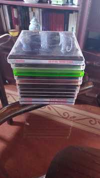 100 Caixas vazias para cds e dvds de plástico