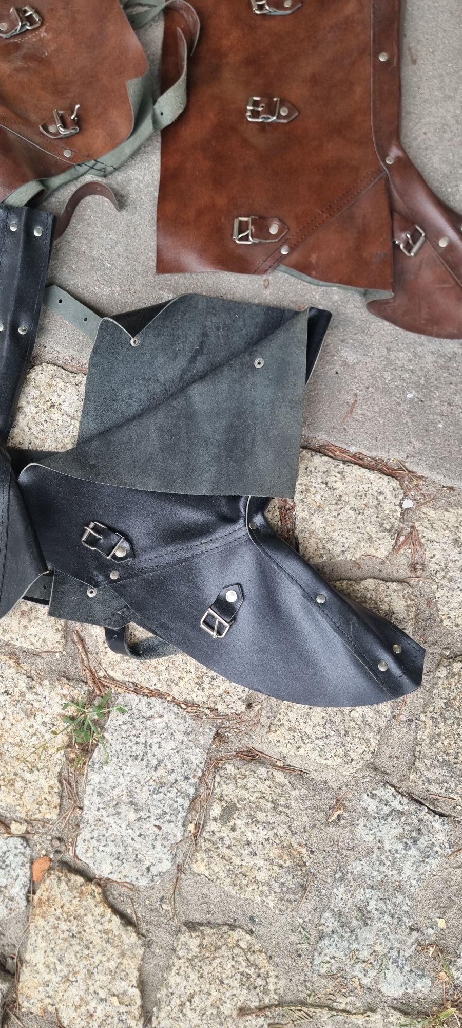 Ochraniacz na buty do spawania- skora