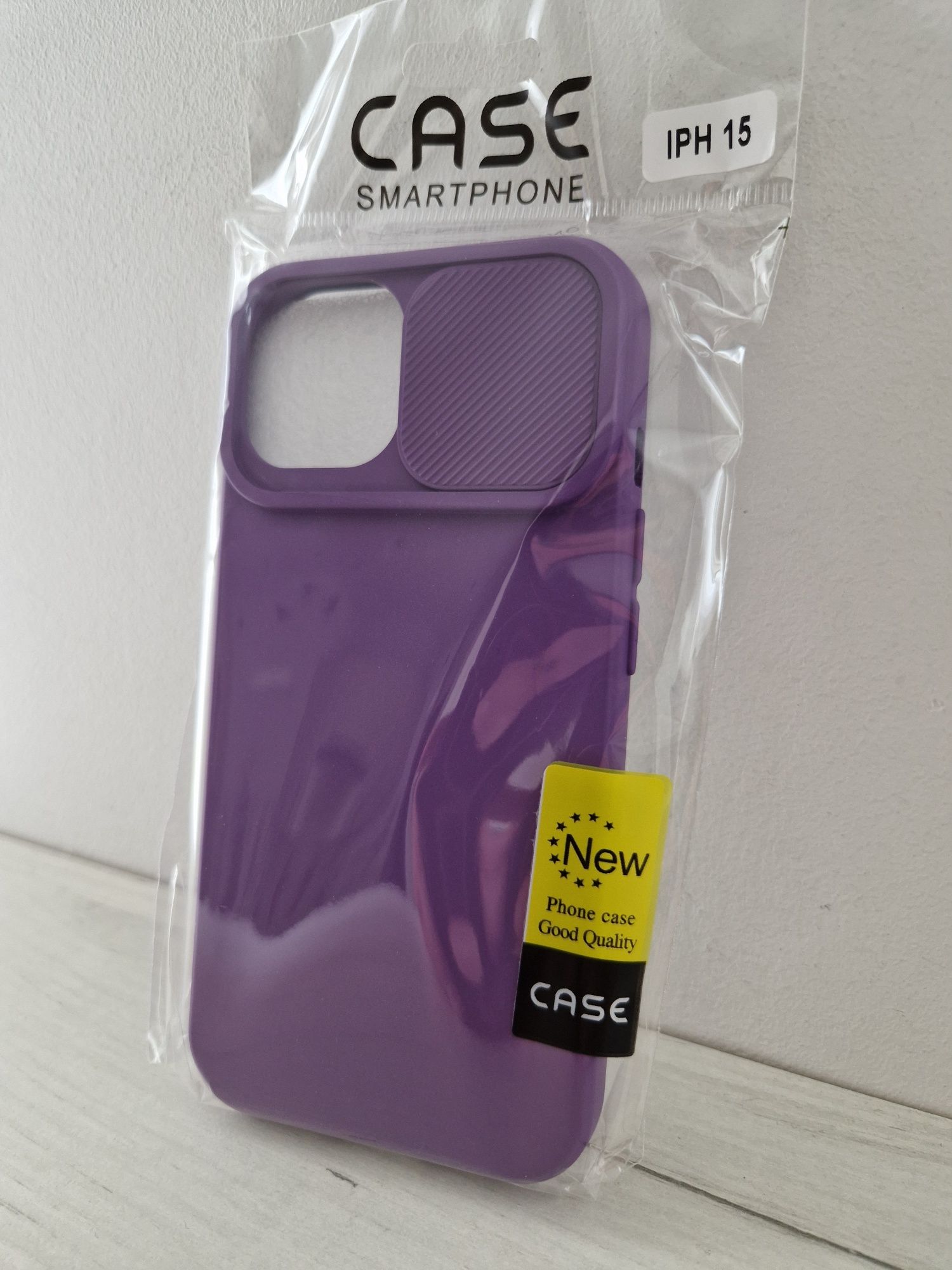 Camshield Soft do Iphone 15 Fioletowy