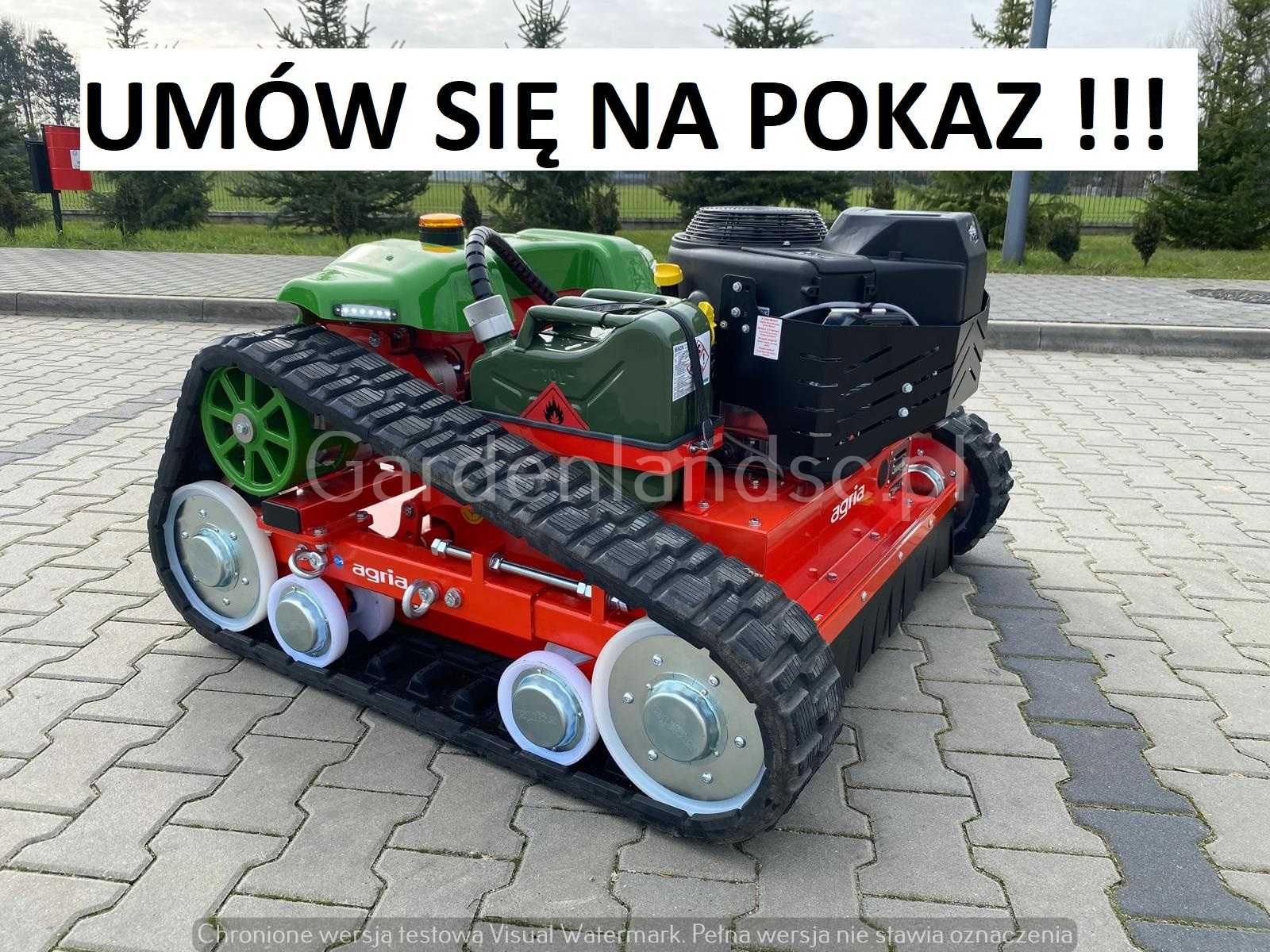 Kosiarka (robot) mulczująca AGRIA 9500, 80 cm, koszenie poboczy skarp