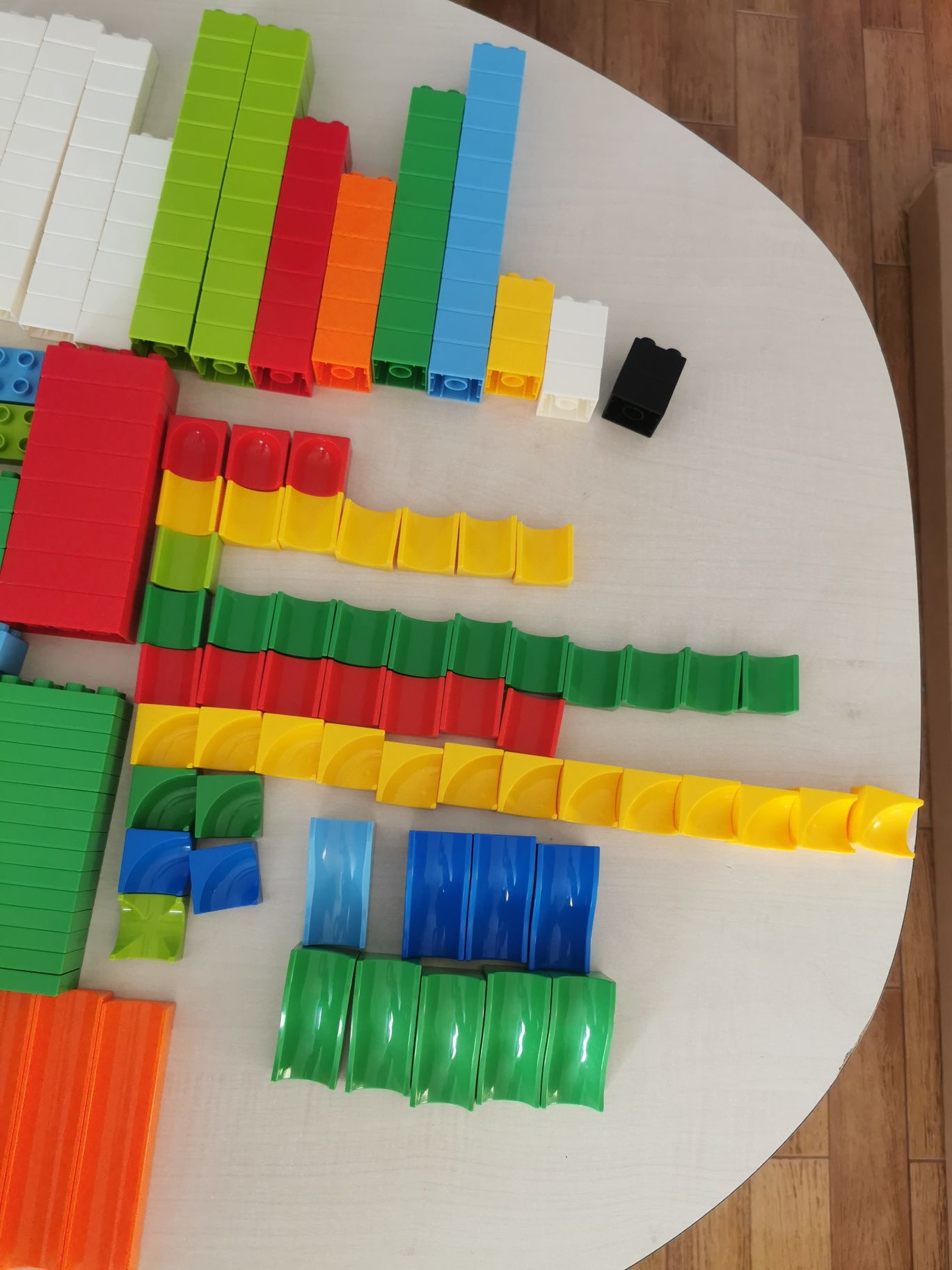 Tor kulkowy z klocków kulkodrom 248 elementów Lego Duplo
