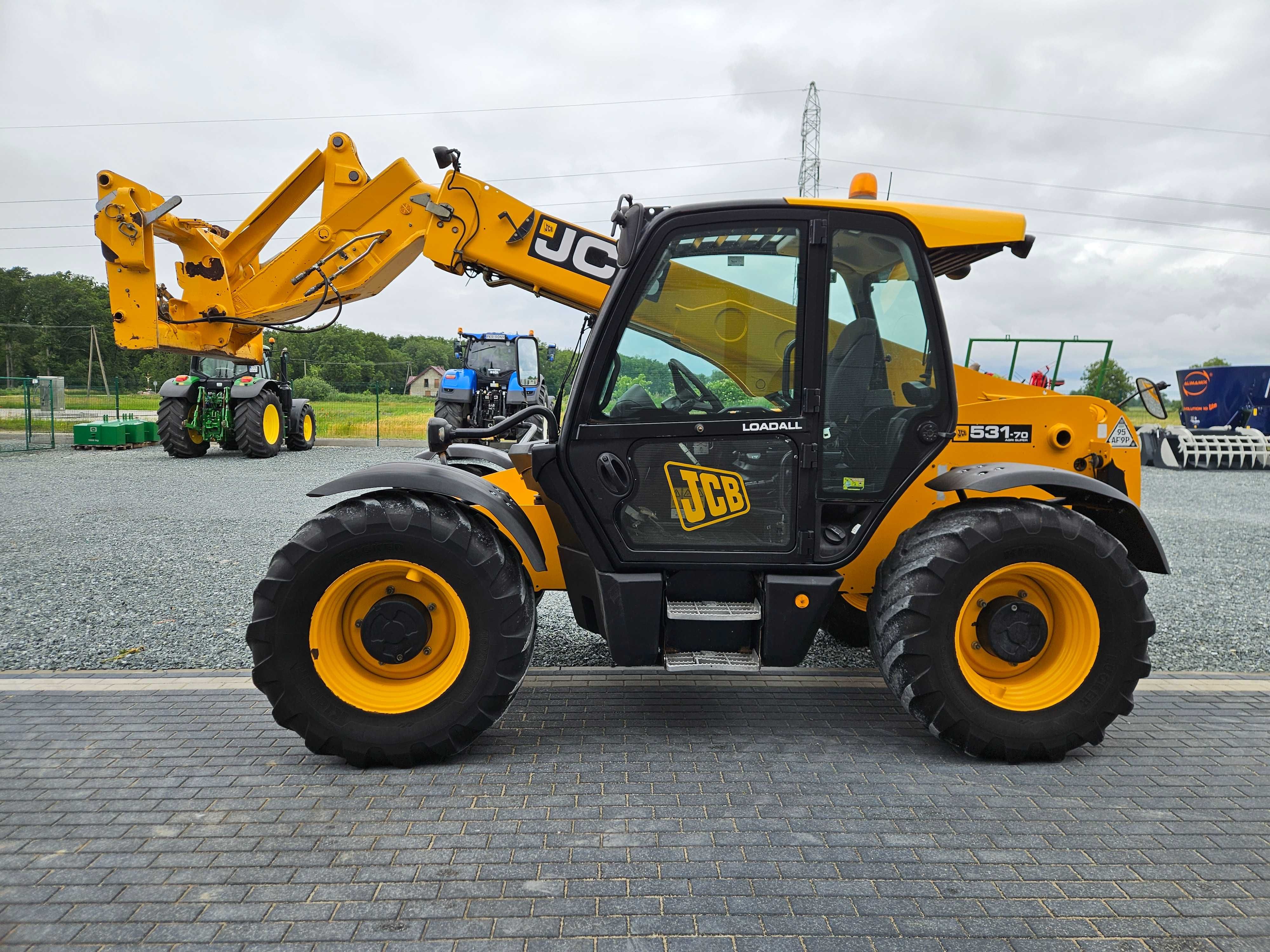 Ładowarka teleskopowa JCB 531-70 Agri Super, 2012.