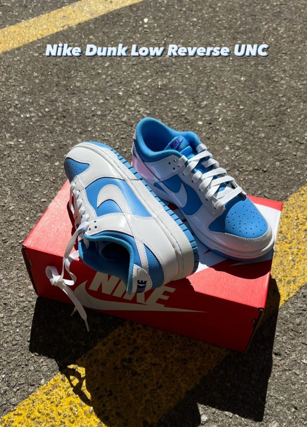 Nike dunk low reverse unc