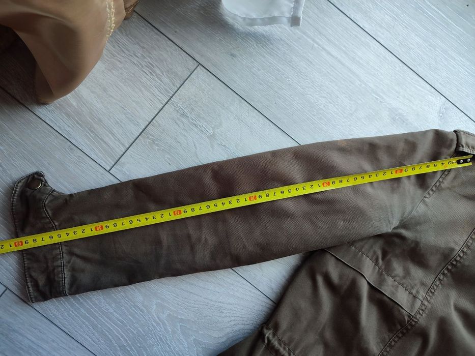 Kurtka parka jesienna zimowa damska Zara Basic S