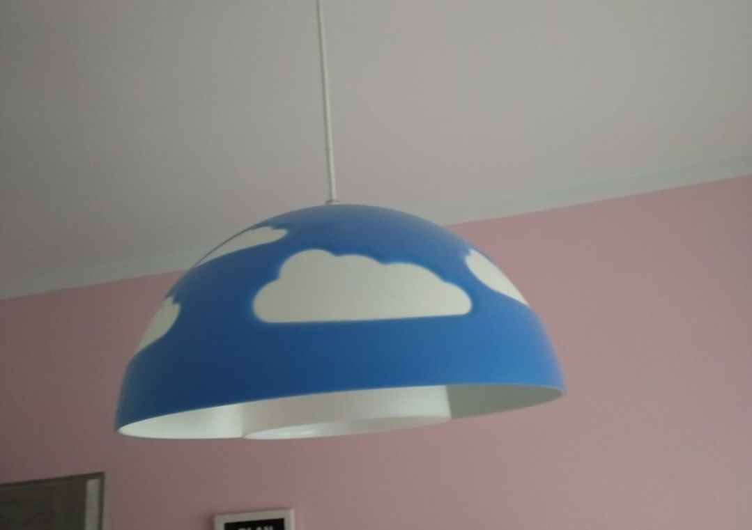 Lampa Ikea chmurki oświetlenie górne