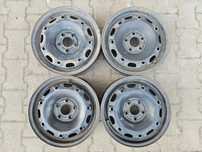 (S44) Felgi stalowe 14&#039;&#039; Volkswagen OE Polo Golf 4 Skoda Rapid Octavia Fabia Audi A1 A3 / 5Jx14 ET35 5x100