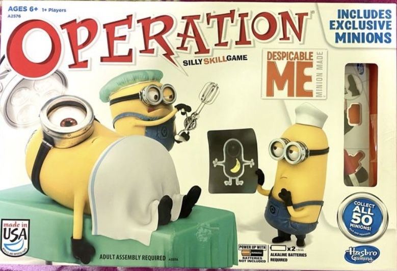 Гра операція , серія посіпаки , міньйони, Hasbro , оригінал