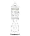 Dekoracyjna klatka na stojaku – styl vintage / shabby chic 120 cm