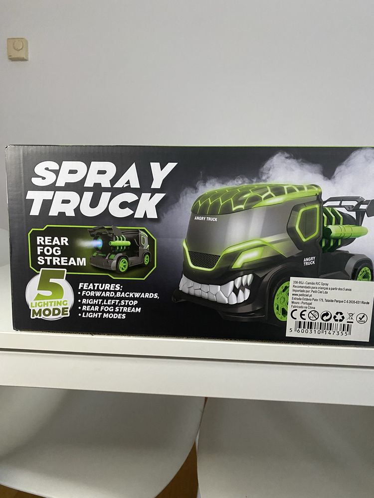 **"Spray Truck com 5 Modos de Luz - Diversão e Estilo por 30€!"**