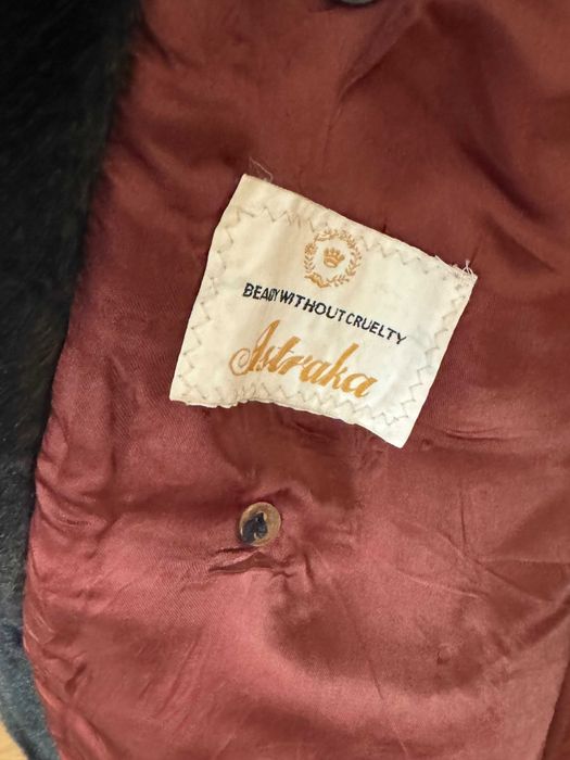 Futro sztuczne Vintage brazowe Astraka