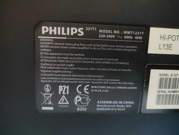 TV Monitor Philips MWT1221T