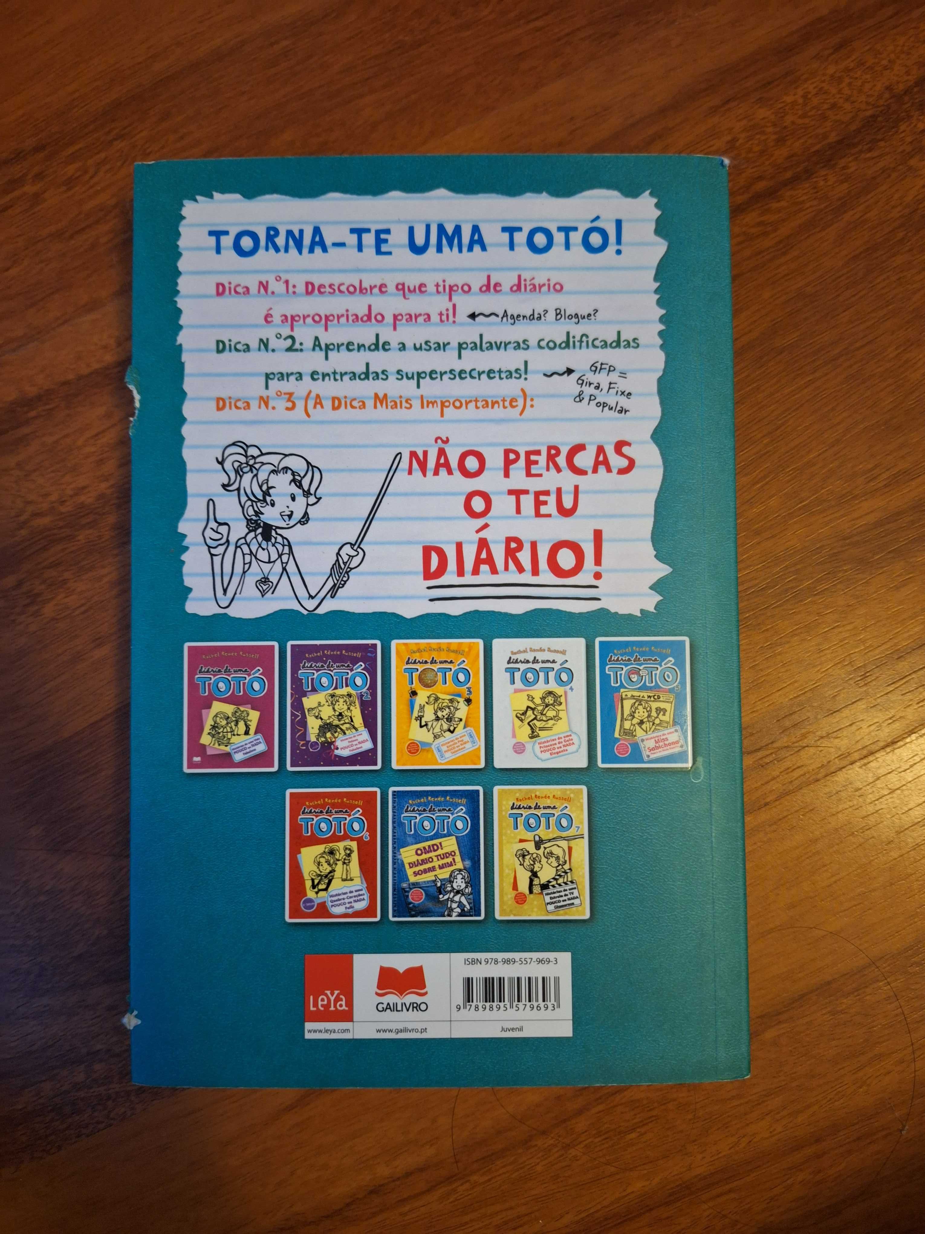 Livro "Diário de uma Totó 4 1/2 Como TOTOZAR o teu Diário"