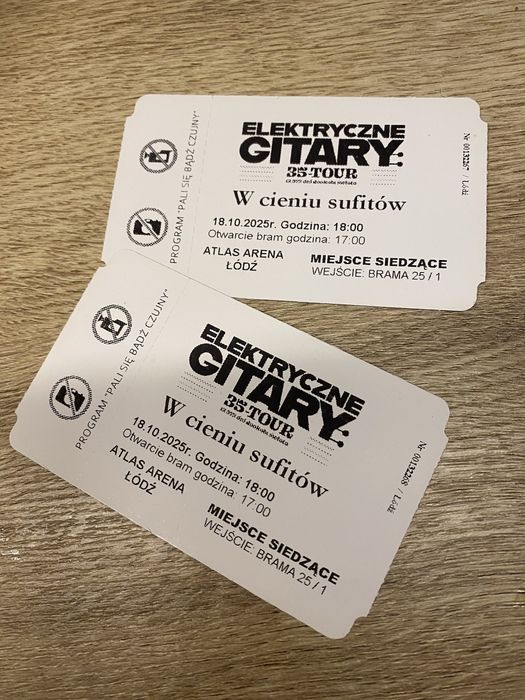 Bilet koncert Elektryczne gitary Wiśniewski