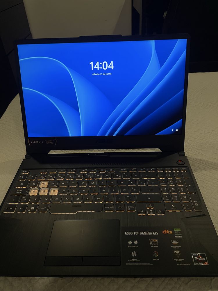Vendo ASUS TUF Gaming A15 (Ainda com 2 anos de garantia)
