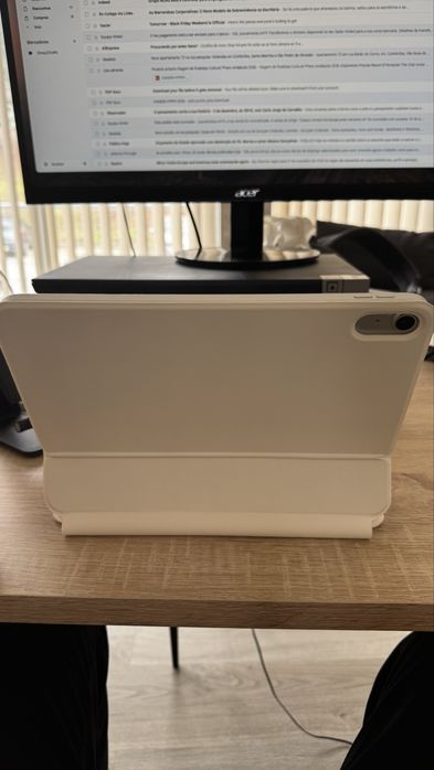 Teclado HUWEY branco para IPAD