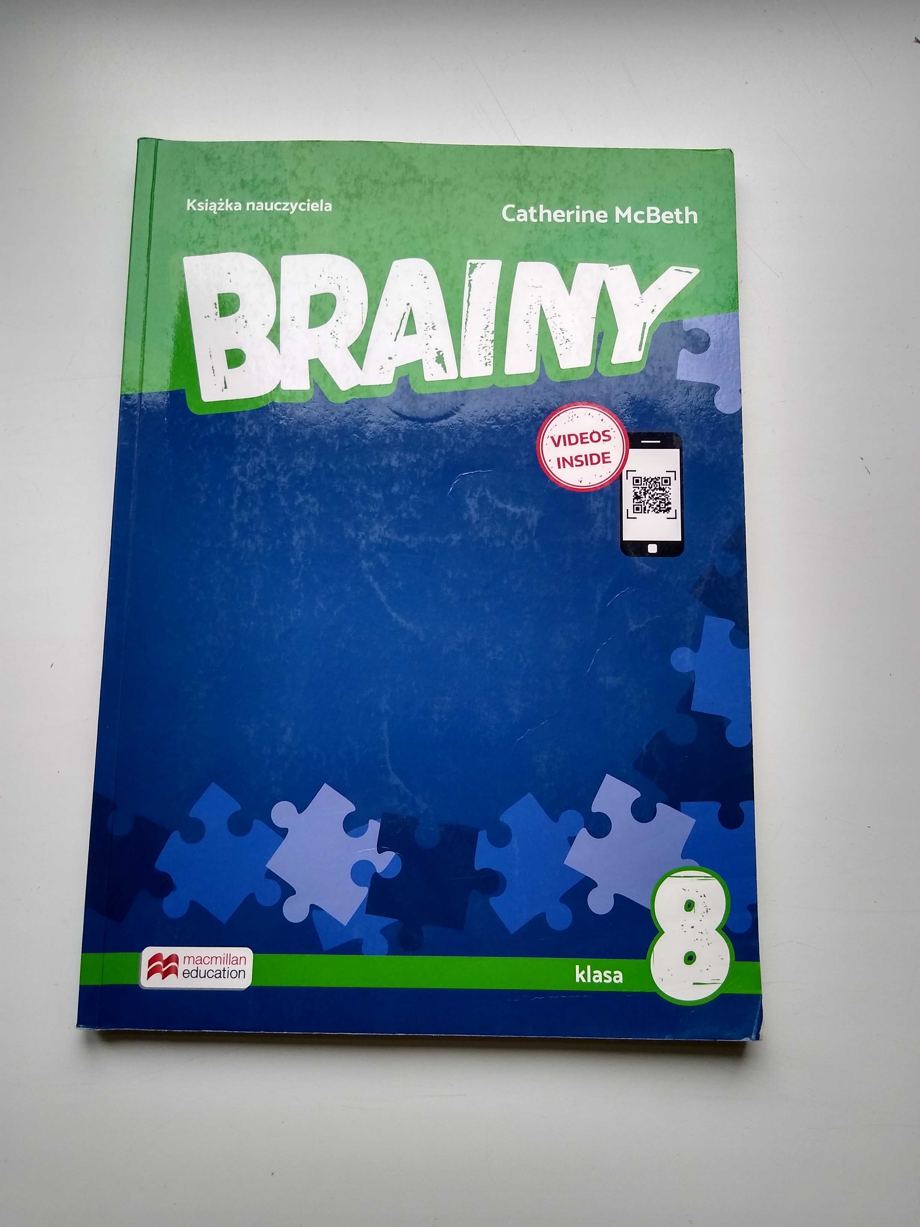 Brainy 8 + 2CD+ testy gratis książka nauczyciela teacher