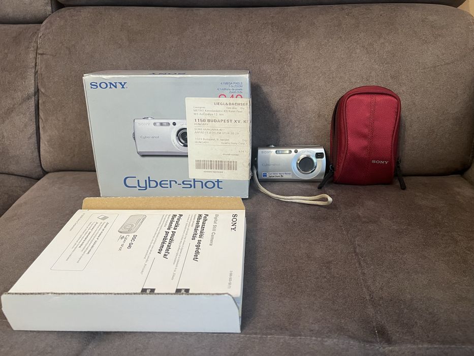 Sony Cyber-Shot DSC-S40 Aparat Fotograficzny, Karta Pamięci