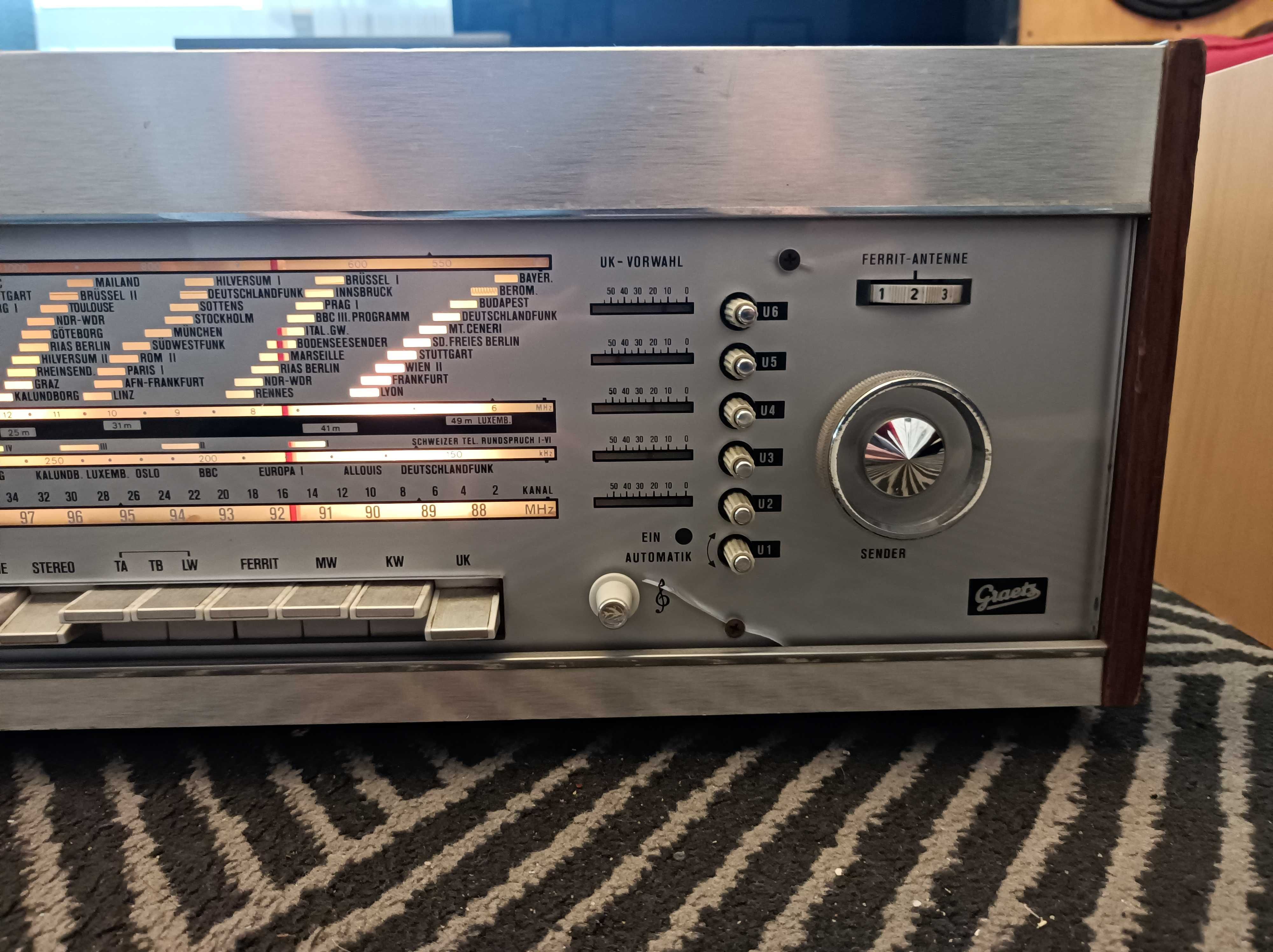 Graetz Stereo Unit 250 25H lampowy radio/wzmacniacz RZADKI model