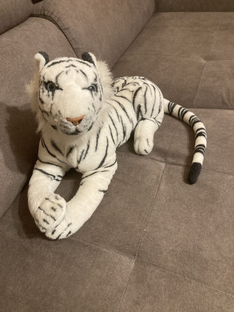 Tygrys biały maskotka