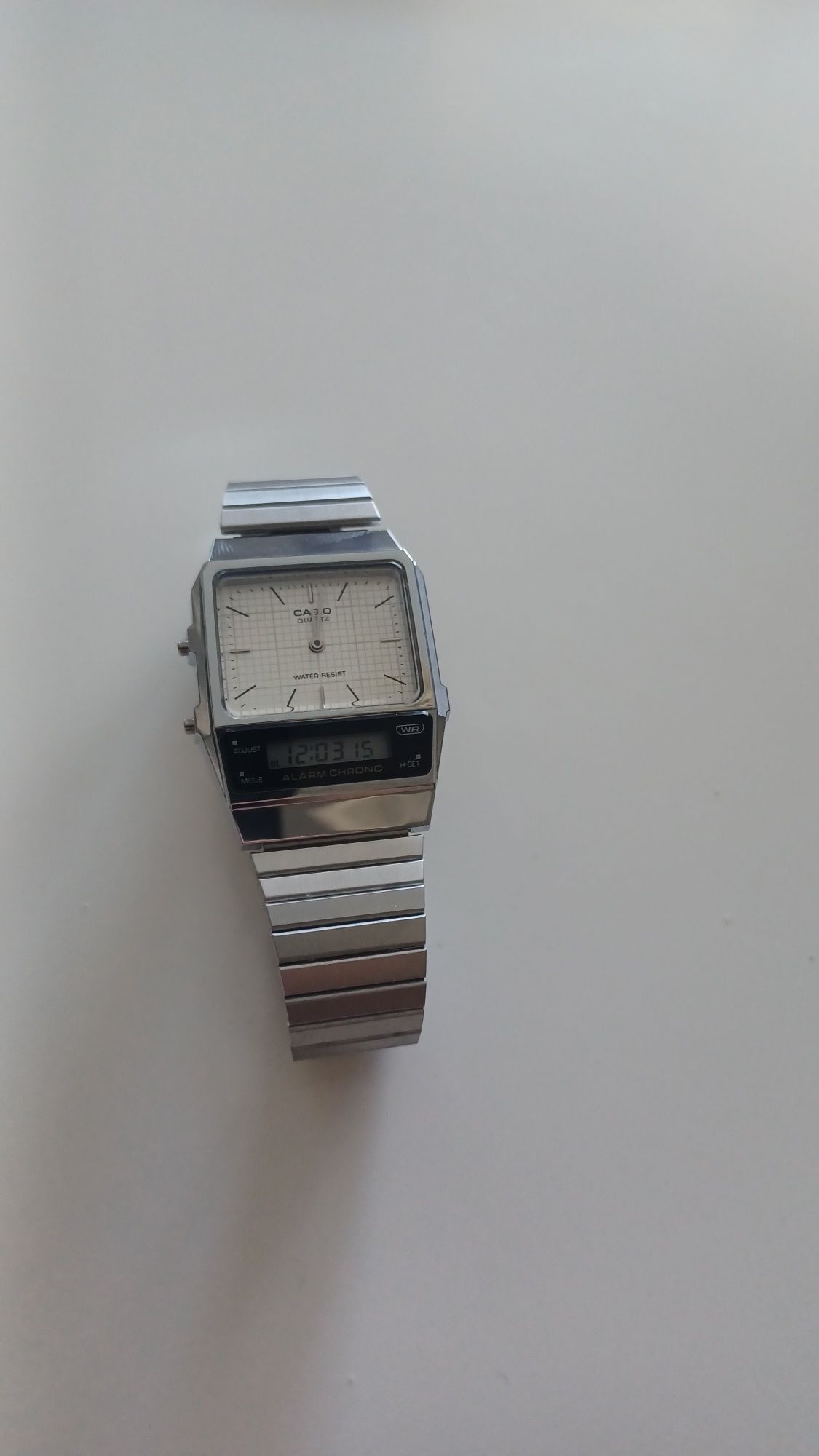 Casio Zegarek AQ-800E-7AEF Srebrny klasyczny cyfrowy vintage classic