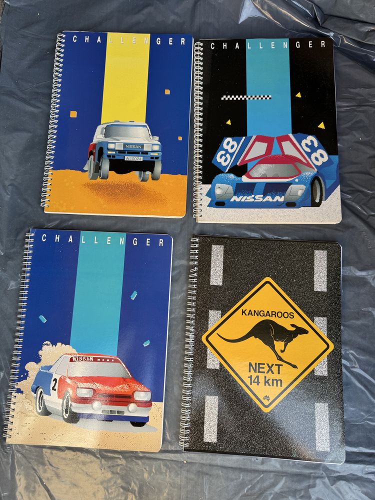Cadernos A4 anos 90