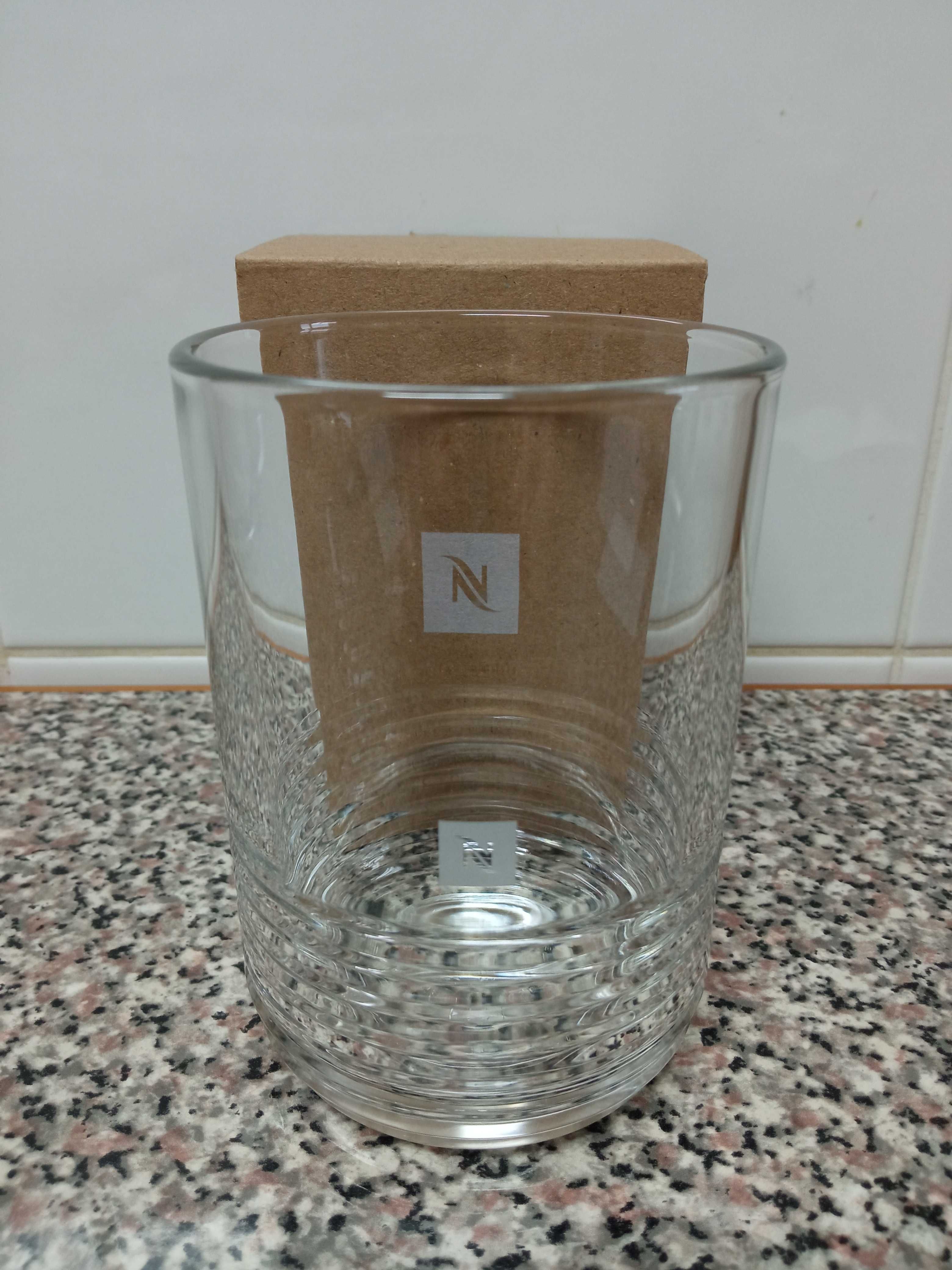 Conjunto 3 copos NESPRESSO Barista S, 350 ml, novo